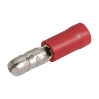 Red Male Bullet Terminal - 10 Pack