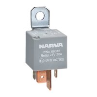 Narva 68016BL 24v 30A Normally Open 4-Pin Relay with Resistor