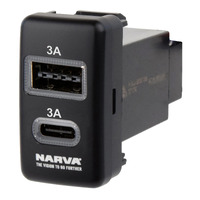 Narva 63317BL USB-C O.E. Style Toyota Switch