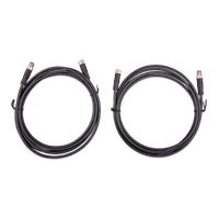 Victron M8 Circular Connector Male/Female 3 Pole Cable 1m (bag of 2)