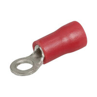 Red Ring Terminal 3mm - 100 Pack