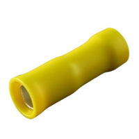 Yellow Female Bullet Terminal - 100 Pack